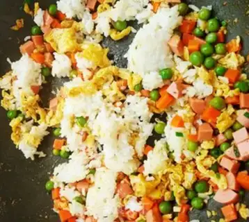 Make Pineapple egg fried rice step 11