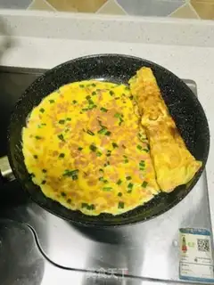 Make Ham and eggs step 8