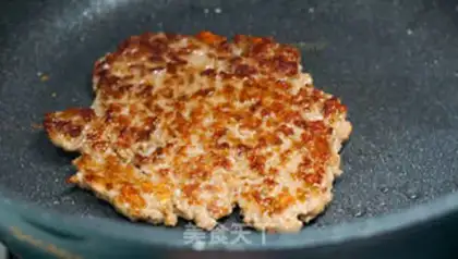 Make Beef cake and eggs step 3
