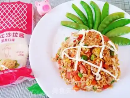 Make Pineapple egg fried rice step 14