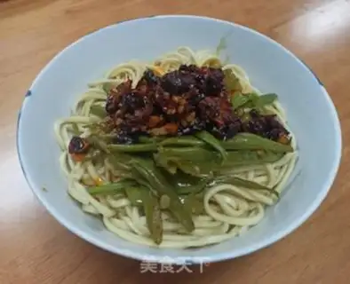 Make Beef sauce, bean bean wiring step 4