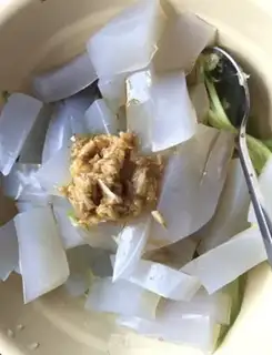 Make cucumber silk powder step 4