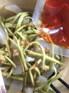 Make cucumber silk powder step 5