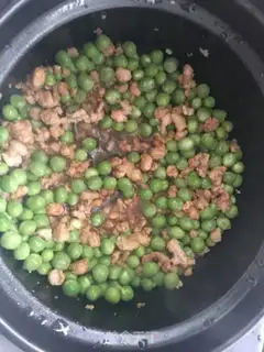 Make Blue bean meat olives step 1