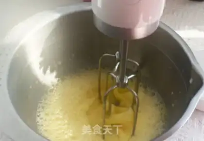 Make Black sesame cream waffles step 6
