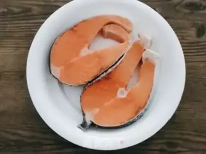 Make Salted salmon step 1