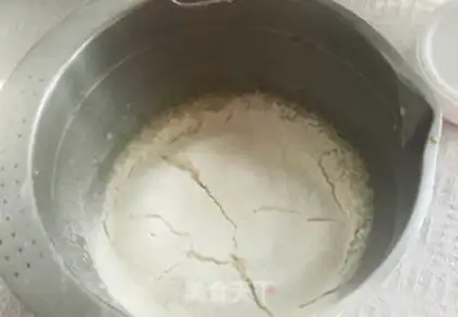 Make Black sesame cream waffles step 7