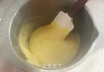 Make Black sesame cream waffles step 8