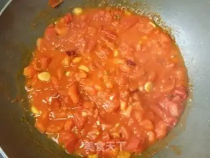 Make Tomato eggs for wheat noodles step 7