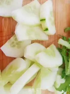 Make A cucumber curry salad step 2
