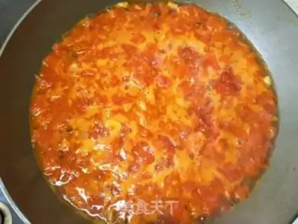 Make Tomato eggs for wheat noodles step 9
