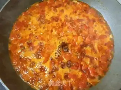 Make Tomato eggs for wheat noodles step 10