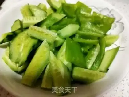 Make Shrimp cucumber step 1