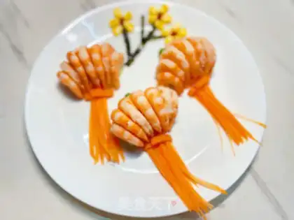 Make Rich lantern shrimp step 5