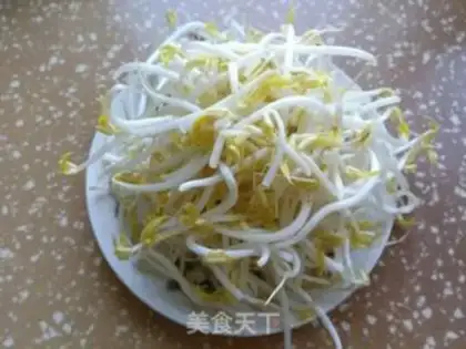Make A green bean sprouts of cranberry step 0