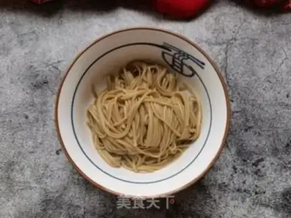 Make Tomato eggs for wheat noodles step 17