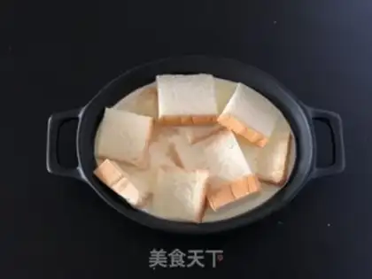 Make Toast pudding step 3