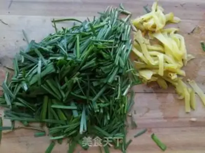 Make A green bean sprouts of cranberry step 1
