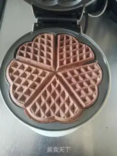 Make Coco chocolate waffles step 12