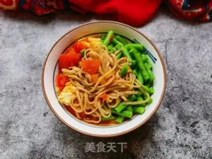 Make Tomato eggs for wheat noodles step 19