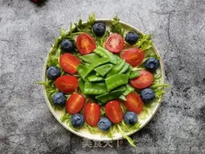 Make Blueberry egg salad, Dutch step 6