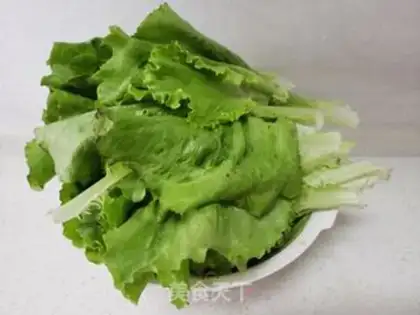 Make Lettuce and tofu step 1