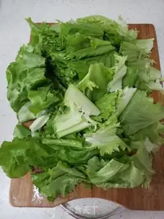 Make Lettuce and tofu step 2