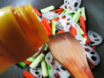 Make Carrot and garlic step 4