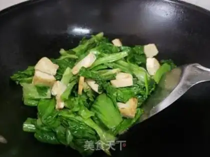 Make Lettuce and tofu step 3