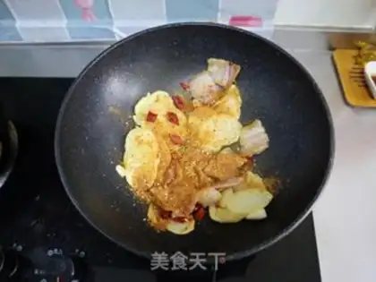 Make Spicy potato chips step 5