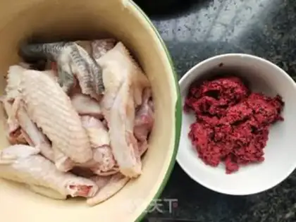 Make Wine and chicken step 1