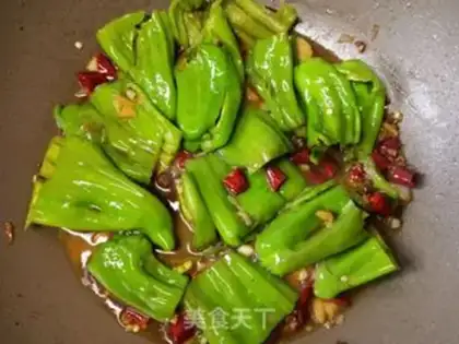 Make Garlic peppers step 10