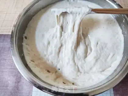 Make Onion waffles step 2