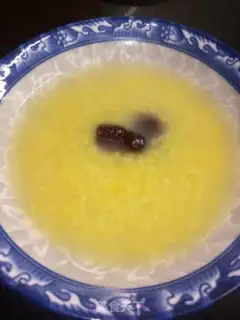 Make Red-tree corn congee step 3