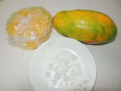 Make The papaya silver spoon step 0
