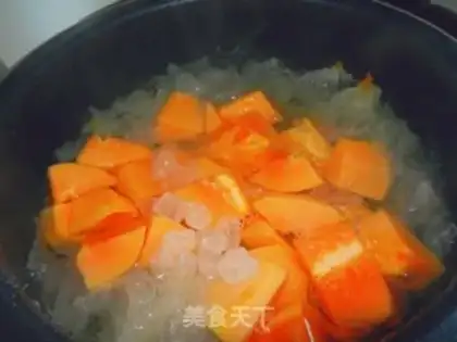 Make The papaya silver spoon step 4