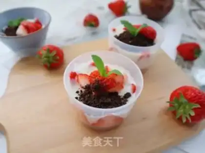 Make Strawberry milk pudding step 0