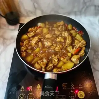 Make Hot chicken wings, potatoes step 7