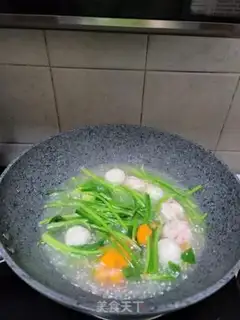 Make Carrot spinachball soup step 4