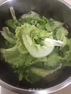 Make Boiled glass lettuce step 3