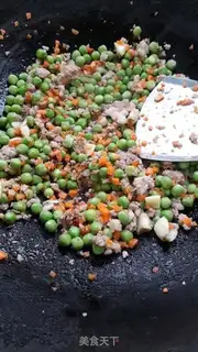 Make Meat and sweet peas step 5