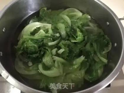 Make Boiled glass lettuce step 4