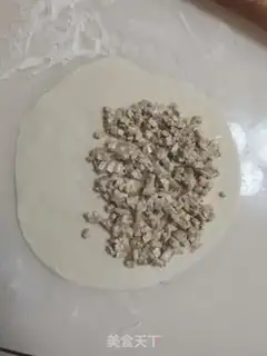 Make Tofu fan pie step 6