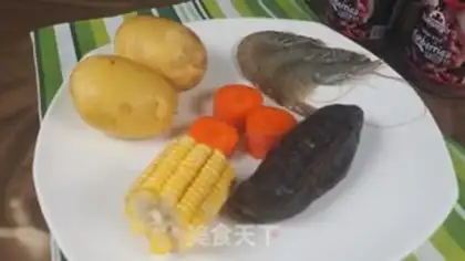 Make Sea cucumber potatoes step 0