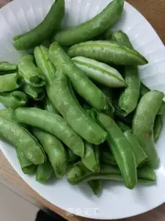 Make Mint fried sweet peas step 0