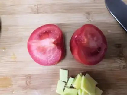 Make Five-colour salad step 3