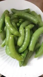 Make Mint fried sweet peas step 3
