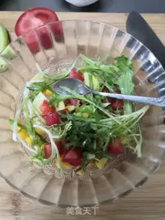 Make Five-colour salad step 6