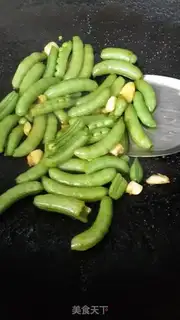 Make Mint fried sweet peas step 6