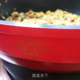 Make Blue bean corn fried rice step 7